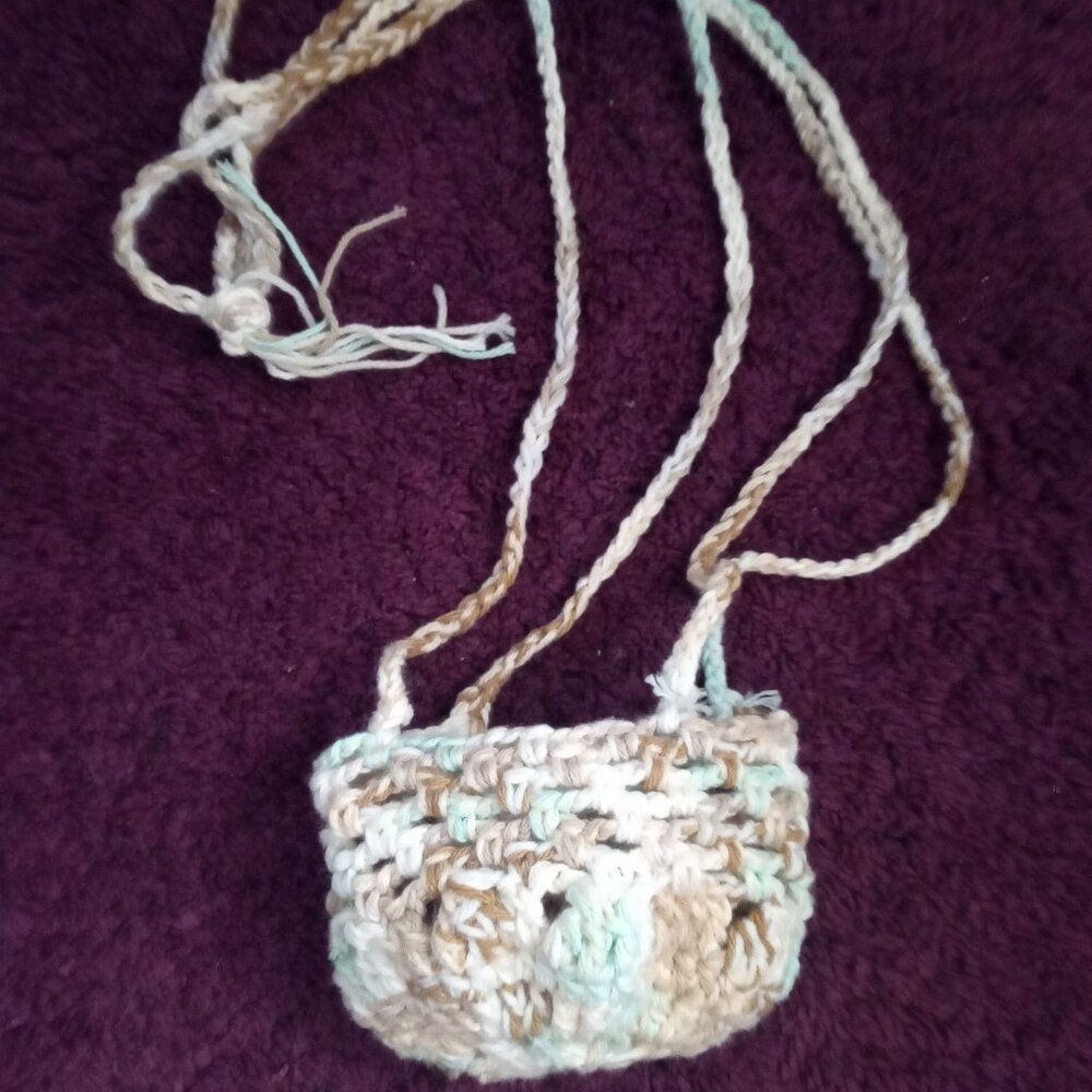 handmade crocet plant hanger